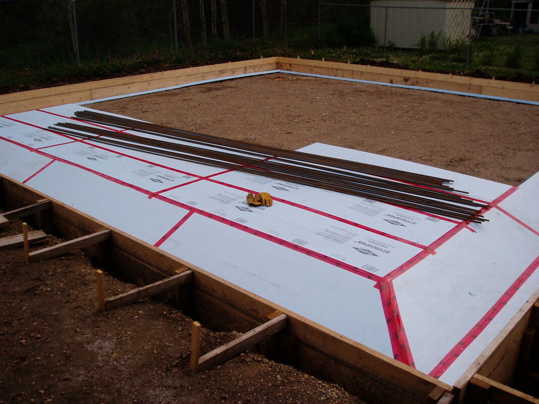 Floating slab construction